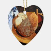 hausgemachtes Brot Keramik Ornament (Links)