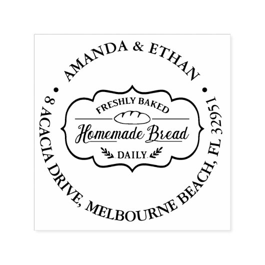 Hausgemachtes Brot Thema Permastempel (Design)