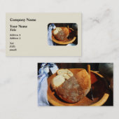 hausgemachtes Brot Visitenkarte (Vorne/Hinten)