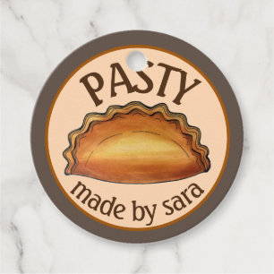 hausgemachtes Fleisch Pasty Britische Konditorei g Geschenkanhänger