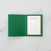 Hausgemachtes Kürbiskuchenrezept, anpassbar Feiertagskarte (Innenseite)