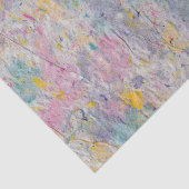 Hausgemachtes Papier mit farbigen Pulsbildern (Ausschnitt)