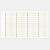 Hausgemachtes Spargel-Siegel Etiketten (Blatt)