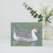 Hausgötchen Fine Art Animal Postkarte (Stehend Vorderseite)