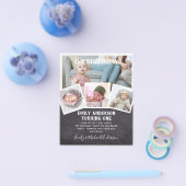 HAUSHALT 1. Geburtstag FOTO Einladung oder DANKE Flyer (Einzeln)