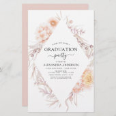 Haushalt 2022 Abschluss Boho Chic Dusty Pink Wüste (Vorne/Hinten)