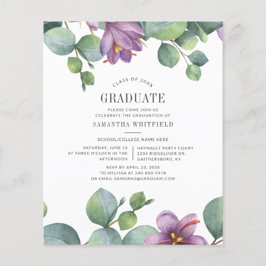 Haushalt 2022 Grüner Abschluss Blumengrün (Vorderseite)