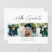 HAUSHALT 2022 - Hallo Graduate Moderne Grad Einlad (Vorne/Hinten)