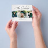 HAUSHALT 2022 - Hallo Graduate Moderne Grad Einlad Flyer (Gruppe)