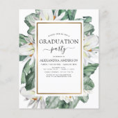 Haushalt 2022 Tropischer Abschluss Magnolia Floral Flyer (Vorne)