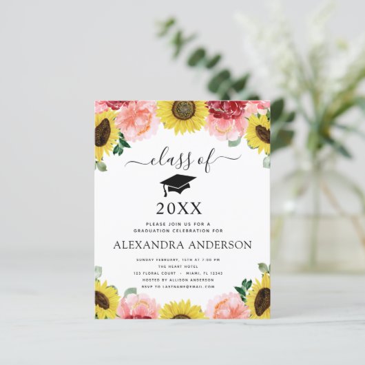 Haushalt 2023 Abschluss Sonnenblumen Land (Stehend Vorderseite)