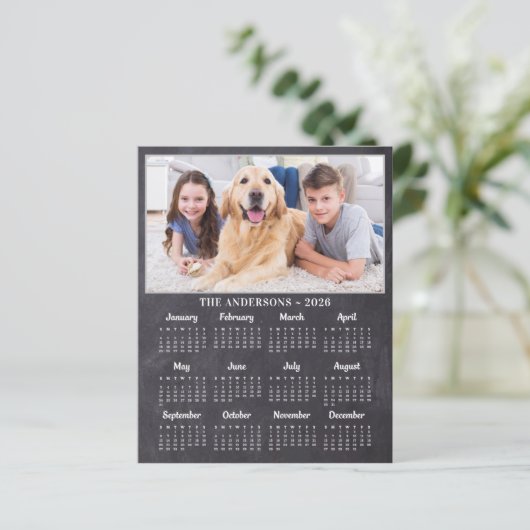 Haushalt 2023 Rustikales Foto 12 Monate Kalenderka (Stehend Vorderseite)