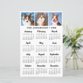 Haushalt 2026 Foto Hund 12 Monate Kalenderkarte (Stehend Vorderseite)