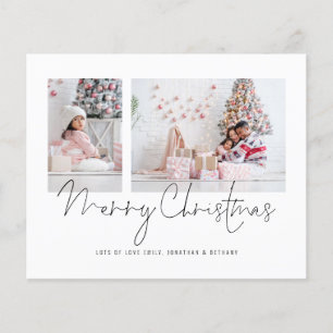 Haushalt 2 Fotos 2025 Kalender Frohe Weihnachten