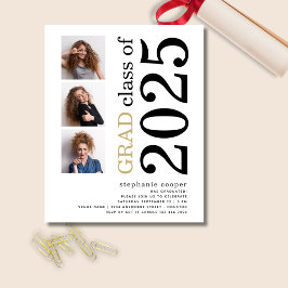 Haushalt 3 Foto Fett 2025 Weißer Abschluss Einladu