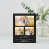 HAUSHALT 3 Foto Liebe Danke, dass Wedding Black Da (Stehend Vorderseite)