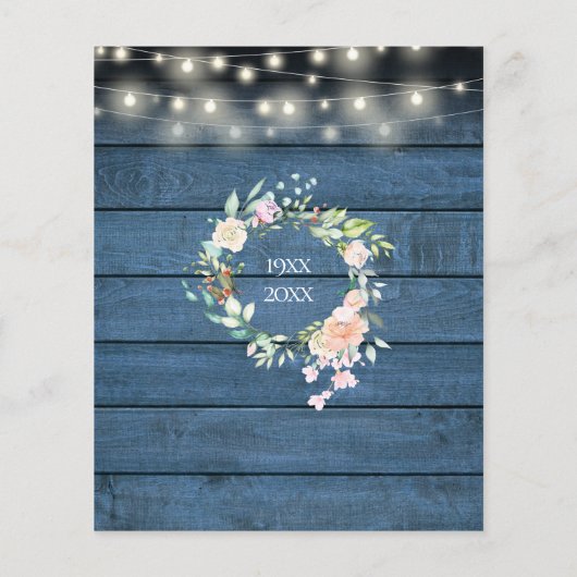 Haushalt 50 Jahre Rustikale Blumenladen (Rückseite)