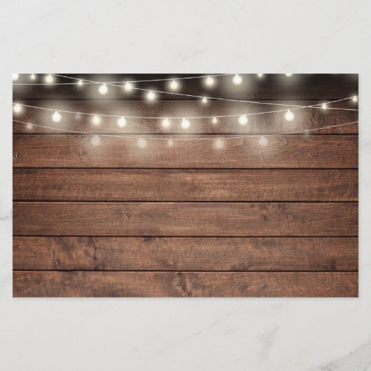 Haushalt 50 Jahre Rustikales Foto Einladung (Rückseite)