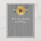 Haushalt 50 und umfangreich | Sonnenblumengrau Geb (Rückseite)