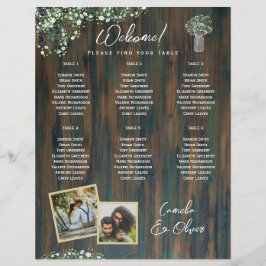 HAUSHALT 6 Tabelle Rustikale Gypsophila FOTO Sitzp