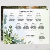 HAUSHALT 9 Tabelle Hochzeitsstift Diagramm Grünflä (Vorne/Hinten)