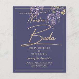 HAUSHALT - All-in-1 Wisteria Dusty Lila Gold Weddi Flyer