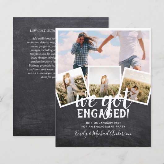 HAUSHALT Ankündigung der VERLOBUNG des modernen FO (Vorne/Hinten)