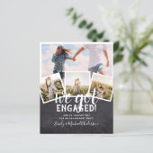 HAUSHALT Ankündigung der VERLOBUNG des modernen FO (Stehend Vorderseite)