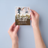 HAUSHALT Ankündigung der VERLOBUNG des modernen FO Flyer (Gruppe)