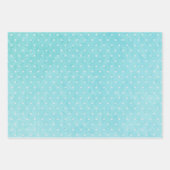 HAUSHALT Aquamarine Hochzeit am Strand Geschenkpapier Set (Vorderseite 3)