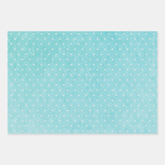 HAUSHALT Aquamarine Hochzeit am Strand Geschenkpapier Set (Vorderseite 3)