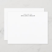 Haushalt aus dem neuen Mr. und Mrs. Couple Note Ca (Vorne/Hinten)