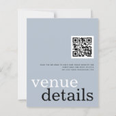 HAUSHALT bei der letzten QR-Verlobung "Dusty Blue (Rückseite)