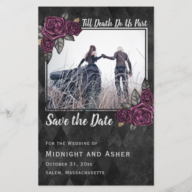 HAUSHALT bis zum Tod machen uns Save the Date goti (Vorderseite)