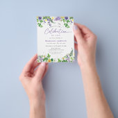 Haushalt Blumenfeier zur Beerdigung des Lebens Flyer (Gruppe)