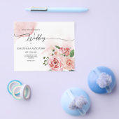 HAUSHALT Blumenhochzeit Einladung. Flyer (Einzeln)
