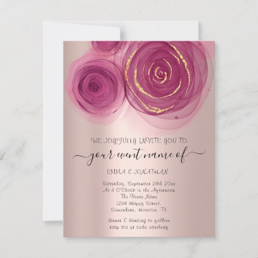 Haushalt Blumenkodex Rose Rosa Marsala (Vorderseite)