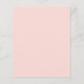 Haushalt Blumenperlen und Prosecco-Brautparty (Rückseite)