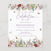 Haushalt Blumensträuße Feier des Lebens Flyer (Vorne)