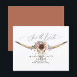 HAUSHALT Bohemischer Blumenschädel Hochzeit speich<br><div class="desc">Das Design umfasst minimalistisch-sommerlich-sonnengebrannte Blume und Eukalyptus-Kuh/Bull-Skull-Bouquets mit moderner klassischer Schriftart-Typografie und eleganter Skriptkalligrafie</div>