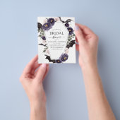 Haushalt Brautparty Halloween Lila Herbst Herbst Flyer (Gruppe)