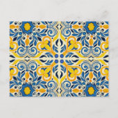 Haushalt Brautparty Vintag Lemon Mittelmeer Feiertagspostkarte (Rückseite)