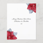 HAUSHALT Bunny Rabbit Weihnachtsbaum Szene (Rückseite)