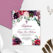 HAUSHALT Burgund Blush Girl Taufe