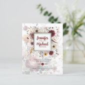 HAUSHALT Burgund-Gelbe Blüte (Stehend Vorderseite)