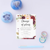 Haushalt Burgund Marasala WH Änderung der Pläne Flyer (Einzeln)