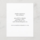 Haushalt Burgund & Rosa 4 Brautparty 2 Flyer (Hinten)