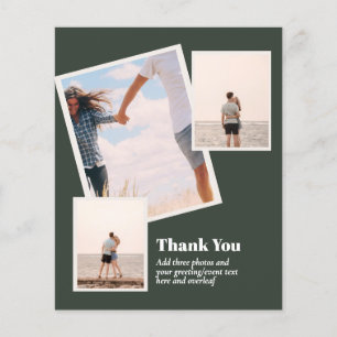 HAUSHALT DANK IHNEN Foto Collage Moderne Flyer