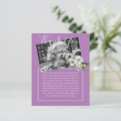 HAUSHALT Danke für das FOTO zur Beerdigung (Stehend Vorderseite)