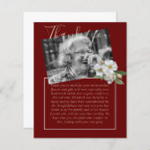 HAUSHALT Danke für das FOTO zur Beerdigung (Vorne/Hinten)